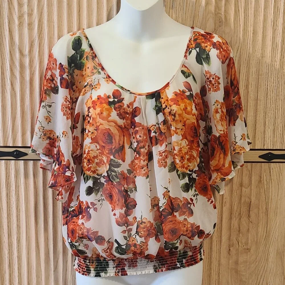 Rue21 Sheer Blouse - Medium - Picture 1 of 8
